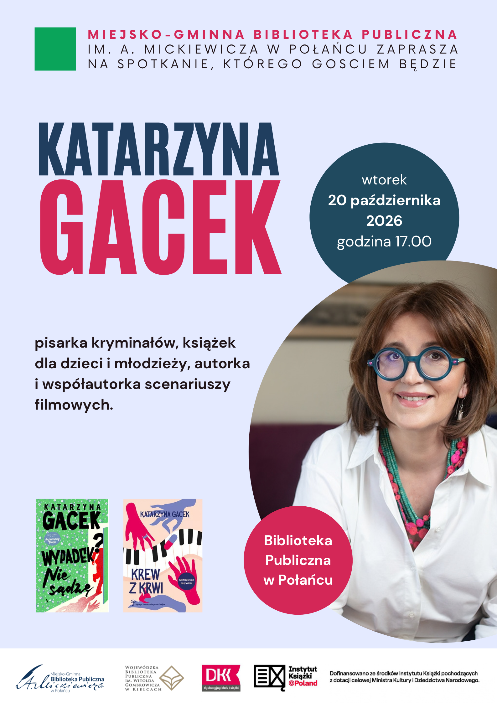 Spotkanie z&nbsp;Katarzyną Gacek