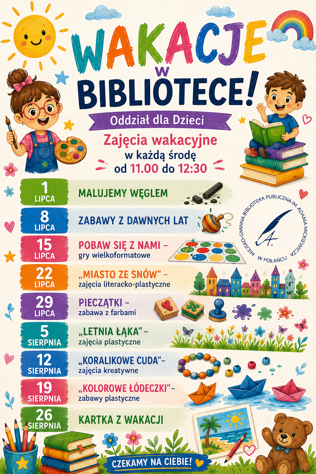 Wakacje w&nbsp;Bibliotece