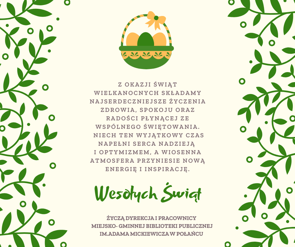Wesołych Świąt Wielkiej Nocy