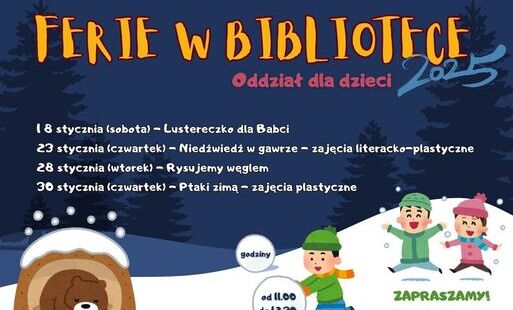 Zdjęcie do Ferie w Bibliotece 2025