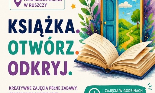 Zdjęcie do Książka. Otw&oacute;rz. Odkryj.