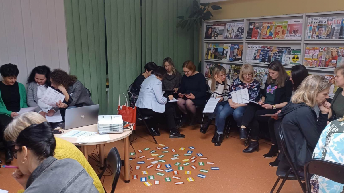 Zdjęcie kolorowe, konferencja Widzę człowieka w Bibliotece